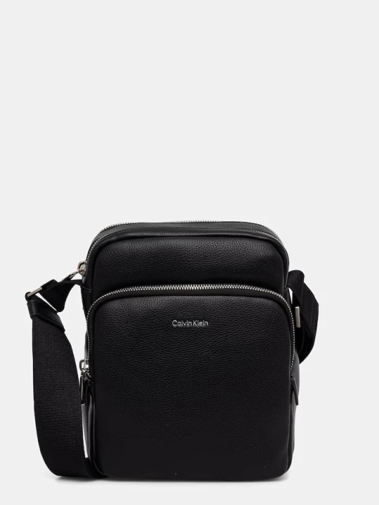 Zdjęcie produktu Calvin Klein saszetka na ramię męska z imitacji skóry czarny