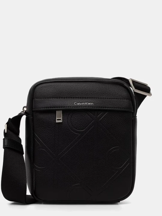 Zdjęcie produktu Calvin Klein saszetka na ramię męska z imitacji skóry czarny