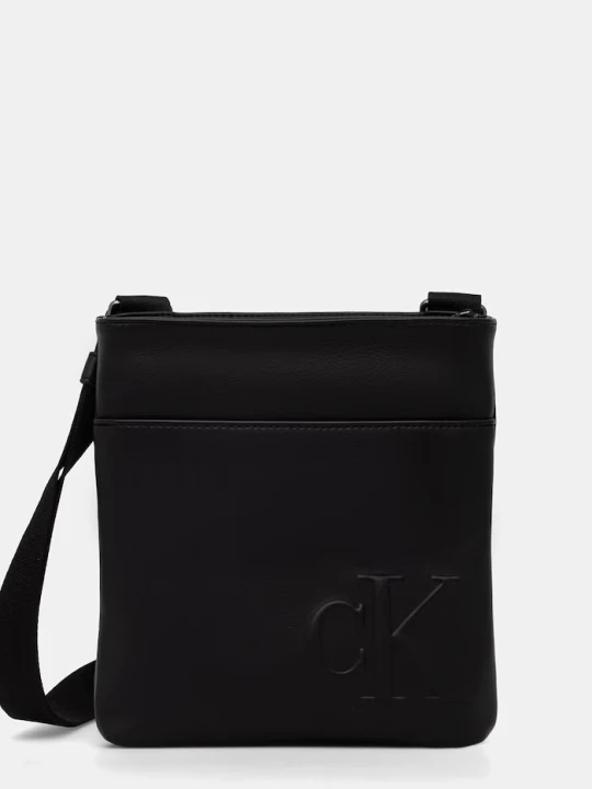 Zdjęcie produktu Calvin Klein saszetka na ramię męska z imitacji skóry czarny