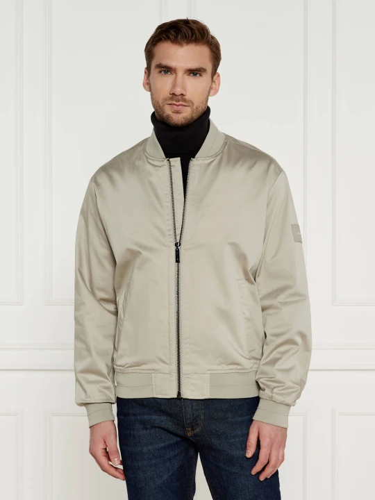 Zdjęcie produktu Calvin Klein Satynowa kurtka | Regular Fit beżowy