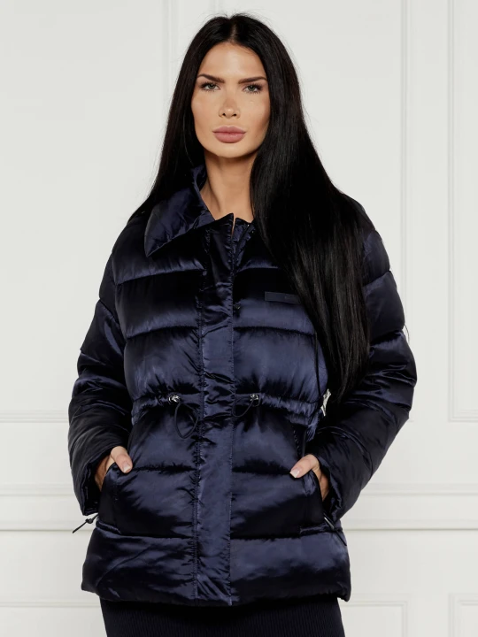 Zdjęcie produktu Calvin Klein Satynowa kurtka | Regular Fit granatowy