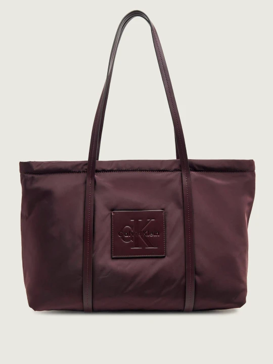 Zdjęcie produktu Calvin Klein Shopperka bordowy