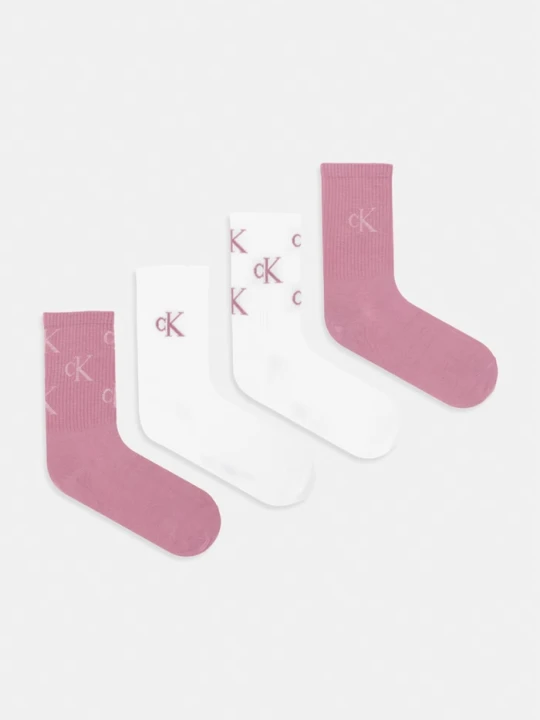 Zdjęcie produktu Calvin Klein skarpety damskie 4-pack różowy