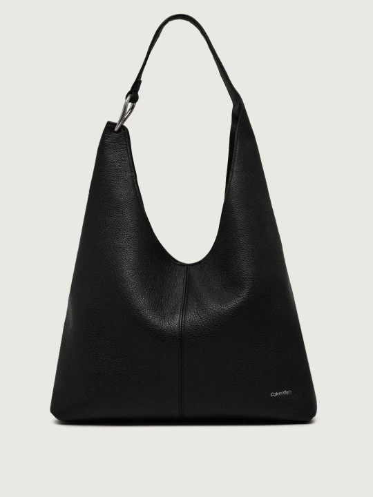 Zdjęcie produktu Calvin Klein Skórzana shopperka czarny
