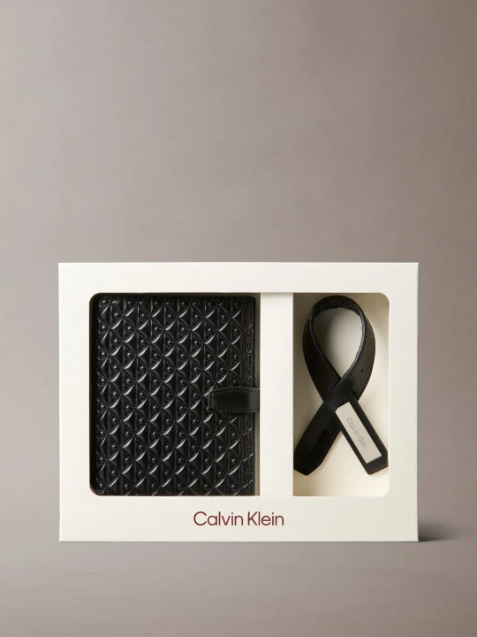 Zdjęcie produktu Calvin Klein Skórzane etui na dokumenty czarny