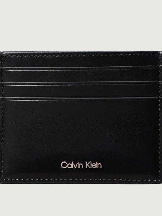 Zdjęcie produktu Calvin Klein Skórzane etui na karty czarny