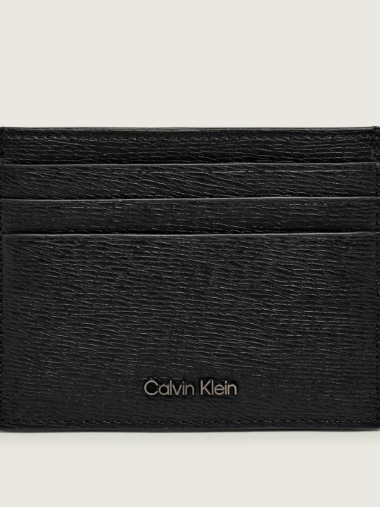 Zdjęcie produktu Calvin Klein Skórzane etui na karty czarny