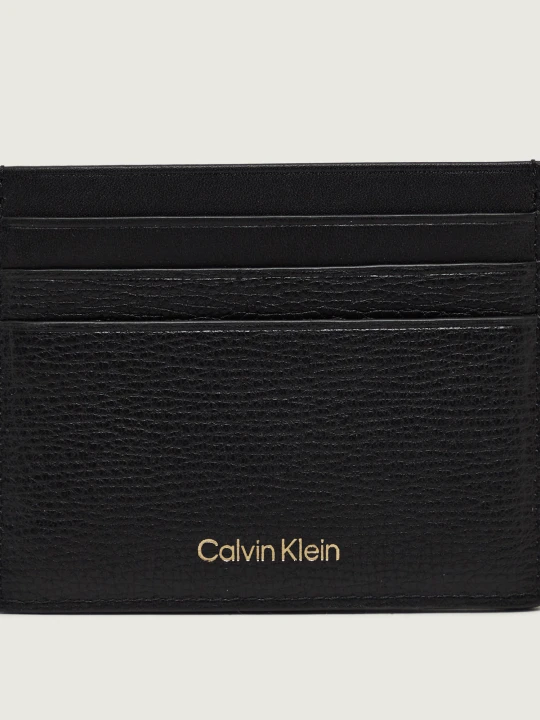 Zdjęcie produktu Calvin Klein Skórzane etui na karty czarny