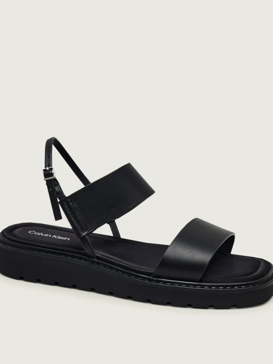 Zdjęcie produktu Calvin Klein Skórzane sandały czarny