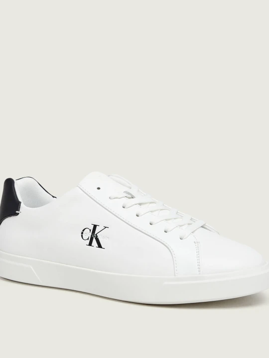 Zdjęcie produktu Calvin Klein Skórzane sneakersy biały