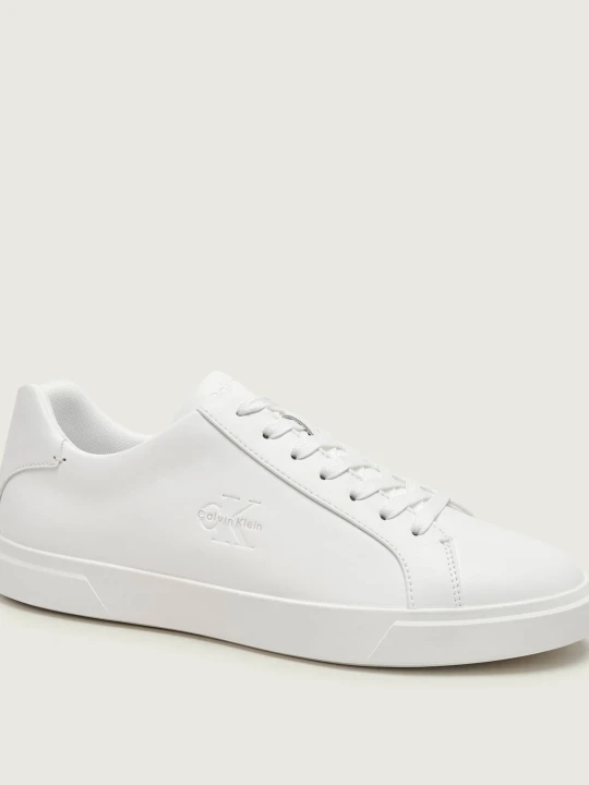 Zdjęcie produktu Calvin Klein Skórzane sneakersy biały