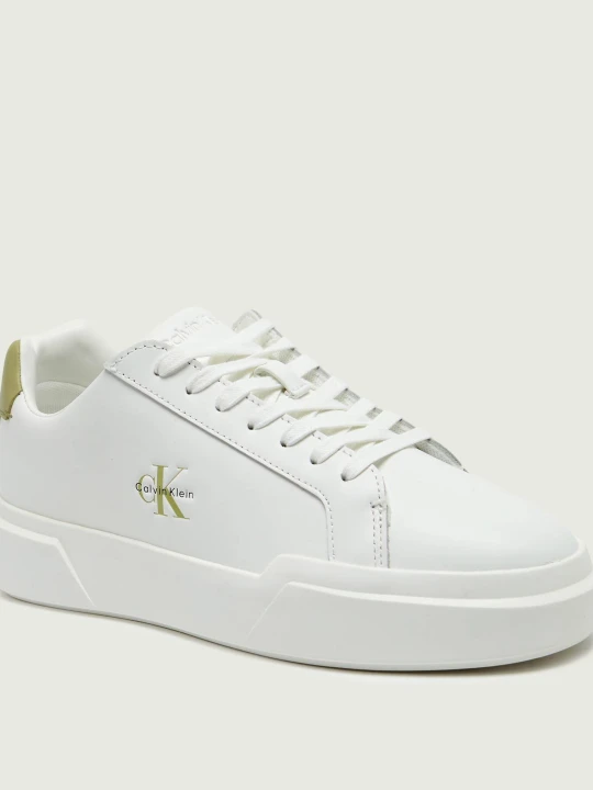Zdjęcie produktu Calvin Klein Skórzane sneakersy biały