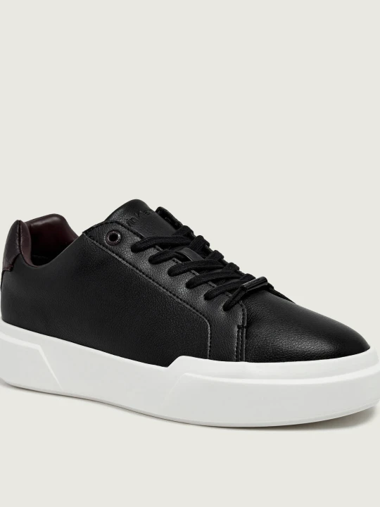 Zdjęcie produktu Calvin Klein Skórzane sneakersy czarny