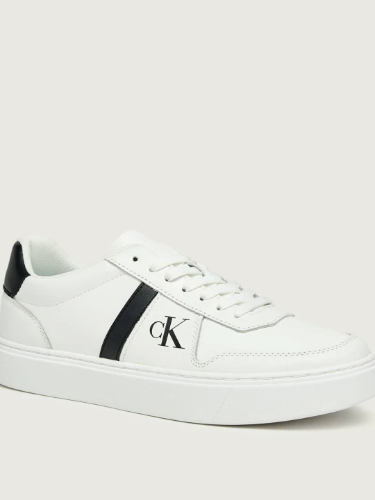 Zdjęcie produktu Calvin Klein Skórzane sneakersy biały