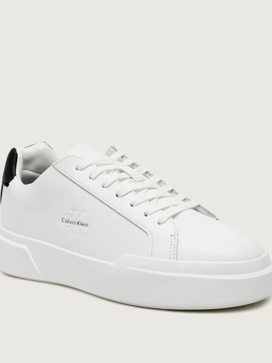 Zdjęcie produktu Calvin Klein Skórzane sneakersy biały