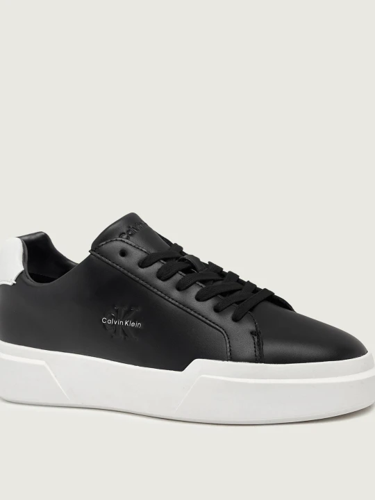 Zdjęcie produktu Calvin Klein Skórzane sneakersy czarny