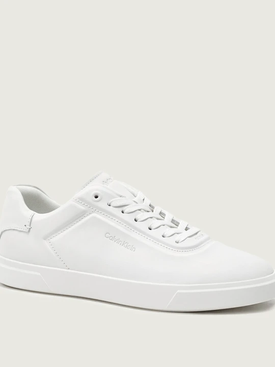 Zdjęcie produktu Calvin Klein Skórzane sneakersy biały