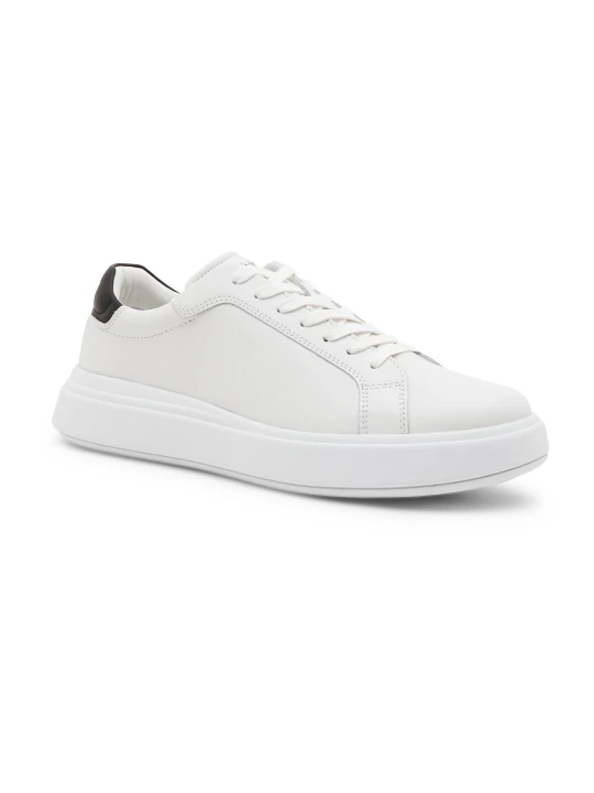 Zdjęcie produktu Calvin Klein Skórzane sneakersy biały