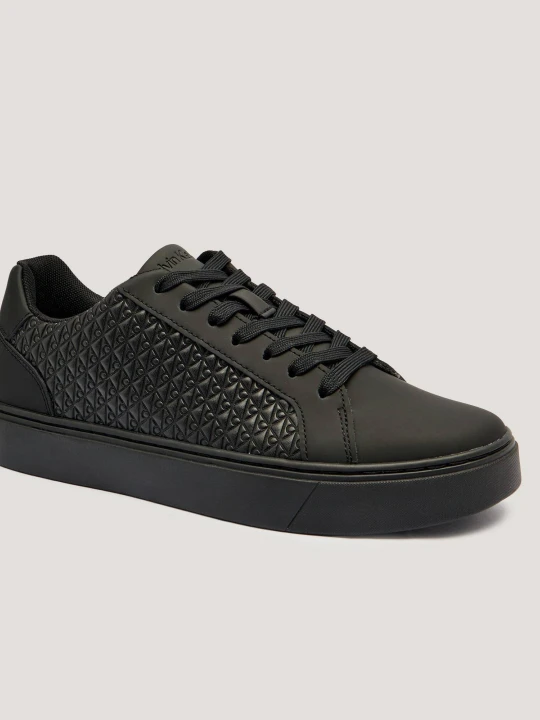 Zdjęcie produktu Calvin Klein Skórzane sneakersy czarny