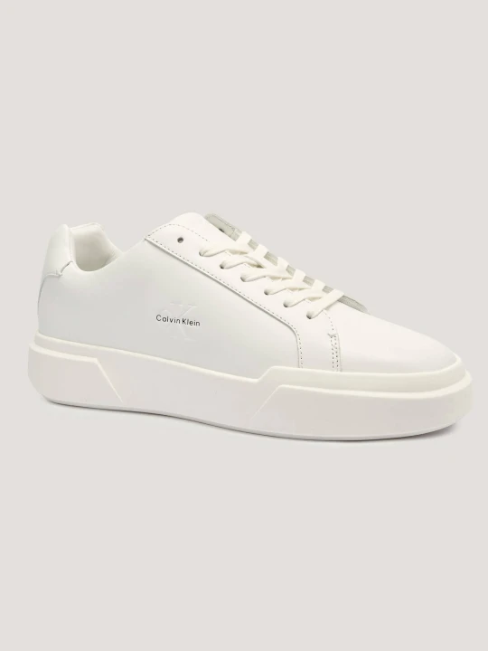 Zdjęcie produktu Calvin Klein Skórzane sneakersy biały