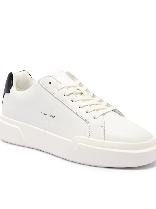 Zdjęcie produktu Calvin Klein Skórzane sneakersy biały
