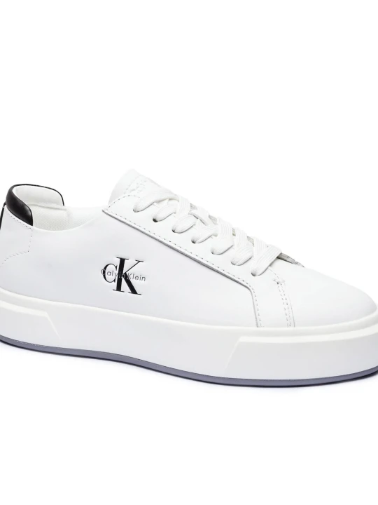 Zdjęcie produktu Calvin Klein Skórzane sneakersy biały