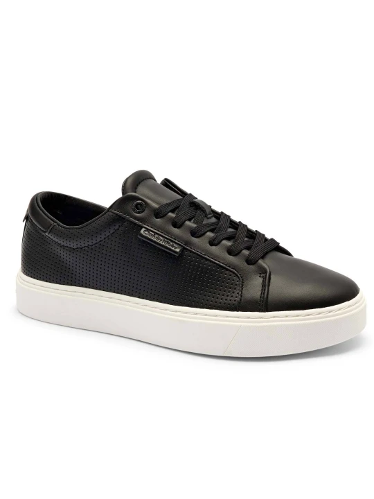 Zdjęcie produktu Calvin Klein Skórzane sneakersy czarny