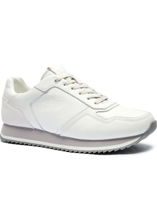 Zdjęcie produktu Calvin Klein Skórzane sneakersy biały