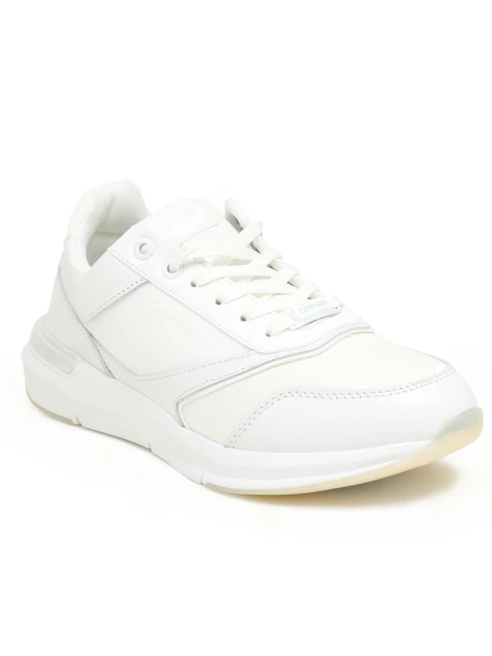 Zdjęcie produktu Calvin Klein Skórzane sneakersy biały