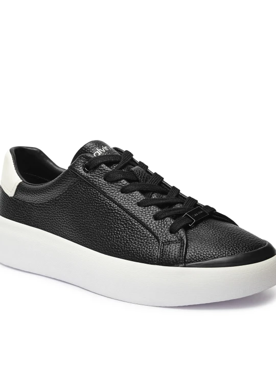 Zdjęcie produktu Calvin Klein Skórzane sneakersy czarny