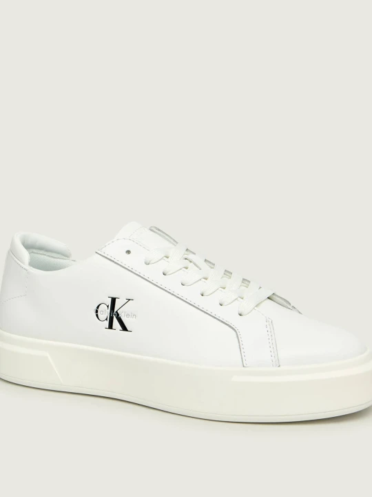 Zdjęcie produktu Calvin Klein Skórzane sneakersy BASKET biały