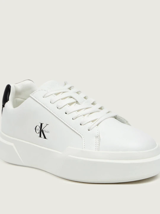 Zdjęcie produktu Calvin Klein Skórzane sneakersy CHUNKY biały