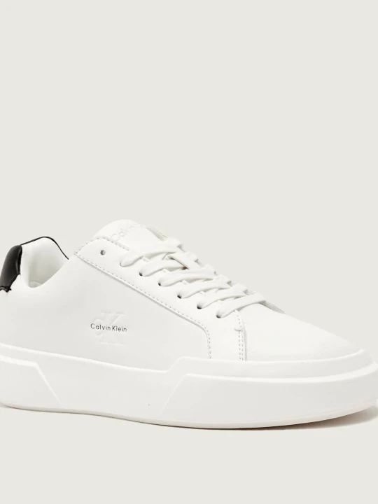 Zdjęcie produktu Calvin Klein Skórzane sneakersy CHUNKY biały