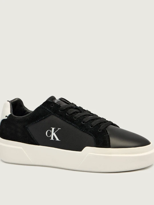 Zdjęcie produktu Calvin Klein Skórzane sneakersy CHUNKY czarny