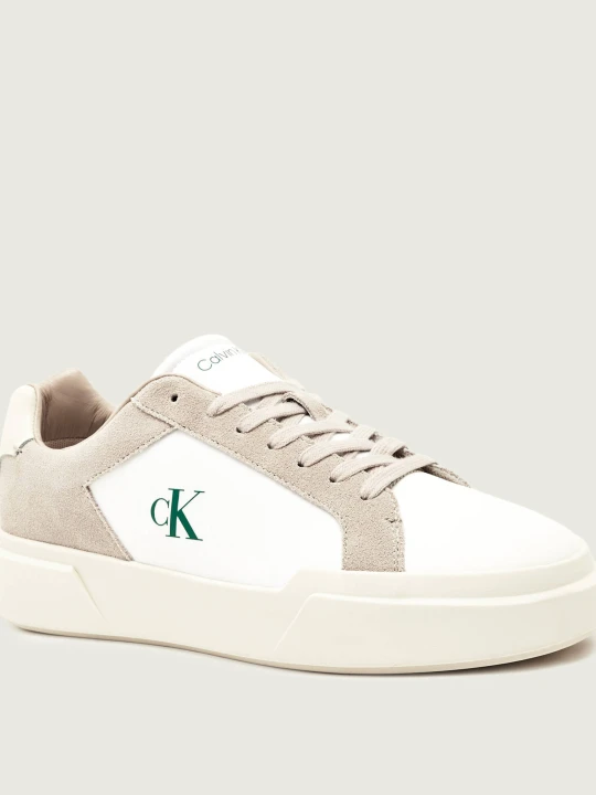 Zdjęcie produktu Calvin Klein Skórzane sneakersy CHUNKY szary