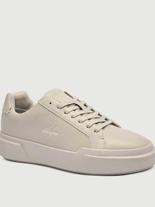 Zdjęcie produktu Calvin Klein Skórzane sneakersy Chunky szary
