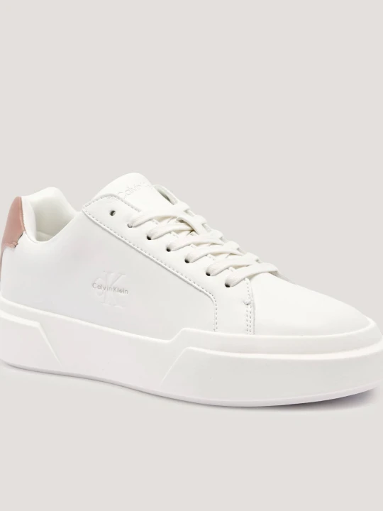 Zdjęcie produktu Calvin Klein Skórzane sneakersy Chunky biały