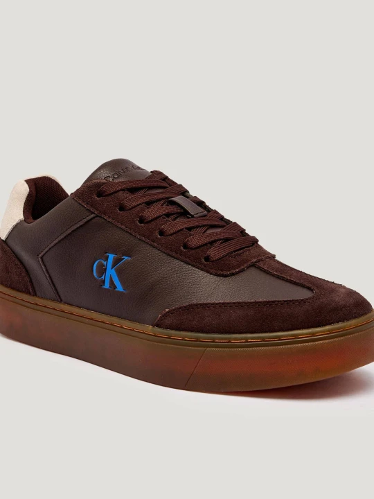 Zdjęcie produktu Calvin Klein Skórzane sneakersy CLASSIC brązowy