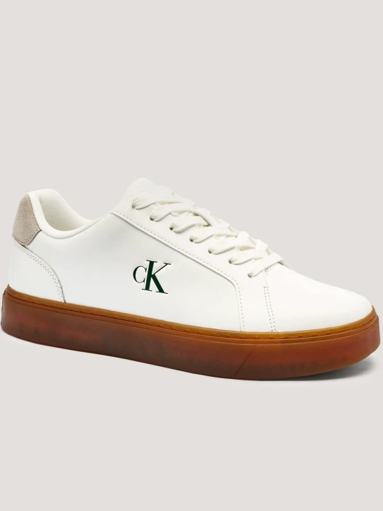 Zdjęcie produktu Calvin Klein Skórzane sneakersy CLASSIC biały