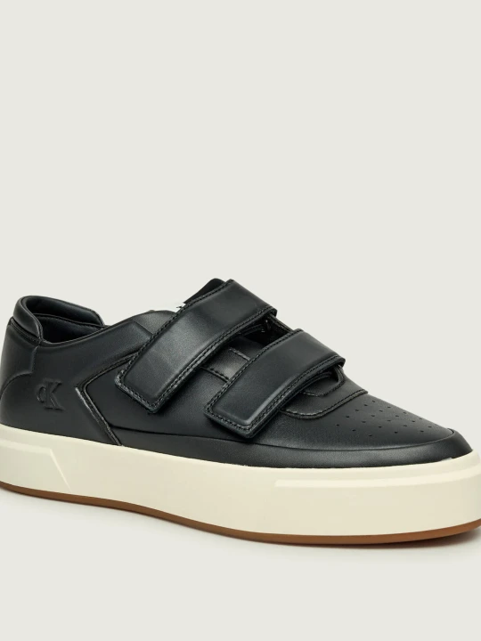 Zdjęcie produktu Calvin Klein Skórzane sneakersy CUPSOLE 2STRAPS czarny