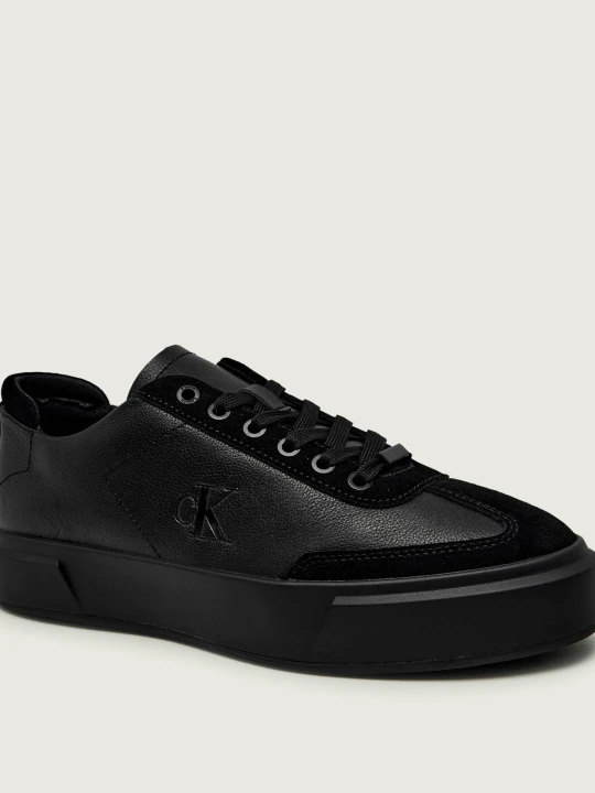 Zdjęcie produktu Calvin Klein Skórzane sneakersy CUPSOLE | zamsz czarny
