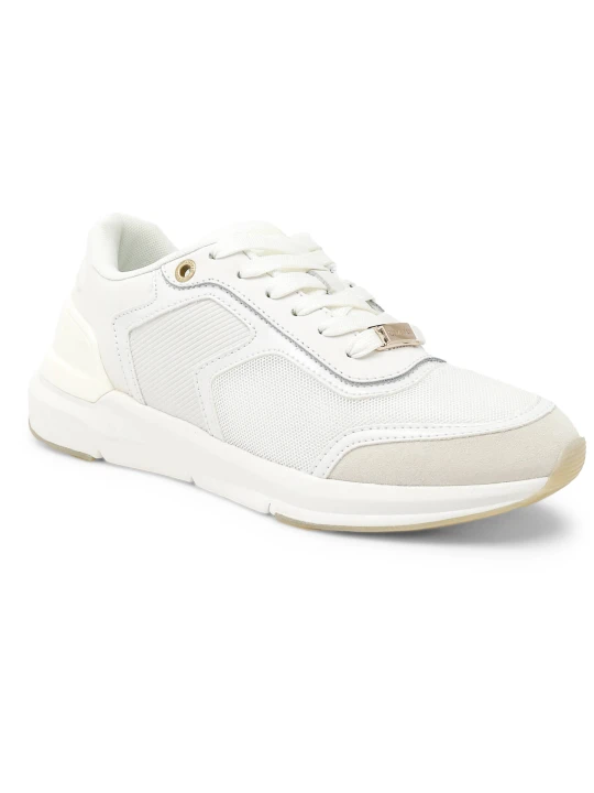 Zdjęcie produktu Calvin Klein Skórzane sneakersy FLEXI RUNNER LACE UP biały