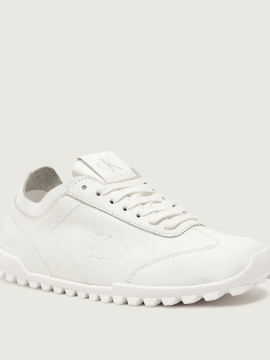 Zdjęcie produktu Calvin Klein Skórzane sneakersy PROFILE RUNNER biały