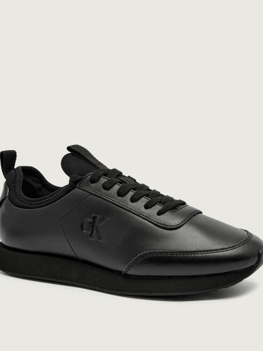 Zdjęcie produktu Calvin Klein Skórzane sneakersy RETRO RUNNER czarny