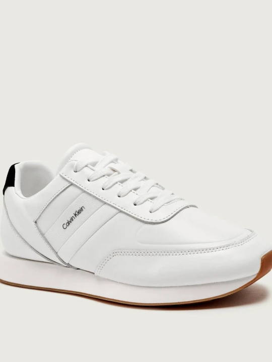 Zdjęcie produktu Calvin Klein Skórzane sneakersy RETRO RUNNER biały