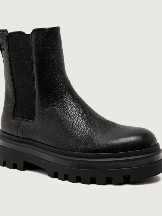Zdjęcie produktu Calvin Klein Skórzane sztyblety LUGGED CHELSEA czarny