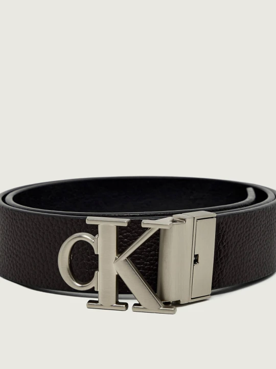 Zdjęcie produktu Calvin Klein Skórzany dwustronny pasek brązowy