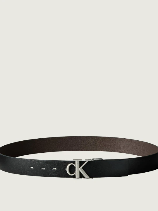 Zdjęcie produktu Calvin Klein Skórzany dwustronny pasek czarny