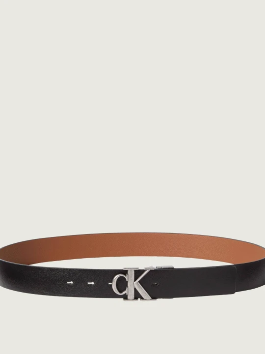 Zdjęcie produktu Calvin Klein Skórzany dwustronny pasek czarny