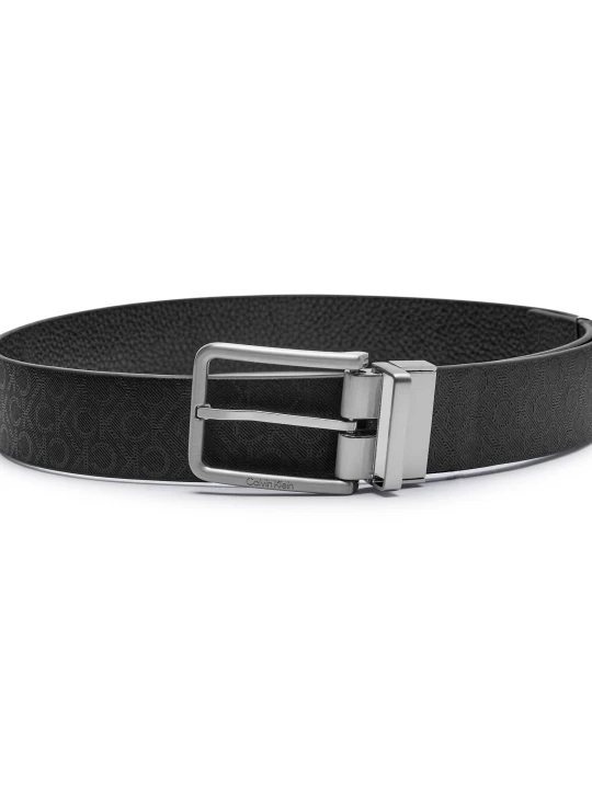 Zdjęcie produktu Calvin Klein Skórzany dwustronny pasek czarny